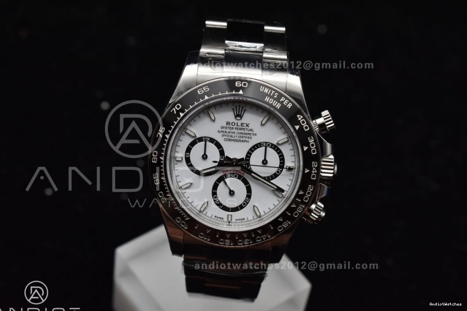 Steel FreshLook 1054 126500 SL4801 Daytona VS Factory Rolex Movement SBF 1:1 904L White Dial In 1115